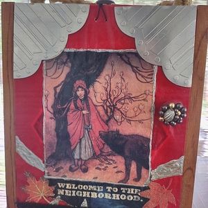 Little Red Riding Hood Cigar Box Purse